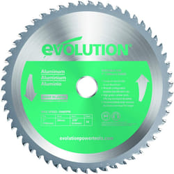 Evolution Power Tools EVOBLADEAL Evolution Aluminium Cutting Circular Saw Blade 180 x 2 x 20mm x 54T, 180 mm