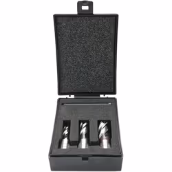 Evolution Power Tools Short Series Magnetic Drilling Cutter Kit, (Power - Hand Operated) 25 mm, Pack of 3
