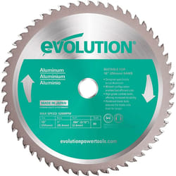 Evolution Aluminium Cutting Mitre Saw Blade 255 x 25.4mm x 80T