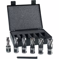 Evolution Power Tools Long Series Magnetic Drilling Cutter Kit, 50 mm (Pack of 6)