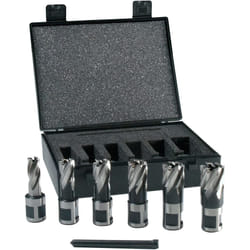 Evolution Power Tools Long Series Magnetic Drilling Cutter Kit, 50 mm (Pack of 6)