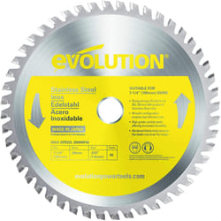 Evolution Power Tools S185TCT-48CS, Stainless Steel, 185mm