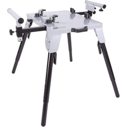 Evolution Chop Saw Stand Universal Fitting (AKA Chop Saw Table, Saw Bench) - Height Adjustable - 3M Extendable Arms & Supports Up To 225 kg - Highly