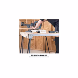 Evolution Compact Folding Saw Horse Twin Pack (AKA Saw Bench, Sawhorse Workbench, Saw Horses, Sawing Horse) - Supports Up to 500 kg - Lightweight