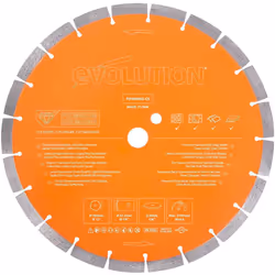 Evolution (PD300SEG-CS) - 300 mm Premium Multi Material Diamond Blade For Disc Cutters - Faster Cutting and Longer Blade Life ...