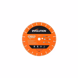 Evolution (MD300SEG-CS) - 300 mm Multi Material Diamond Blade For Disc Cutters - Superior Quality Diamonds - Segmented Rim Re ...