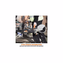 Evolution Power Tools Electric Disc Cutt 009-0002X Evolution R230DCT 230mm Cutter-2000W Motor, No Gas, 90mm Cut, 110V, 110V-Site Use