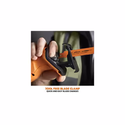 Evolution Power Tools R150RCP-Li Reciprocating Saw, Multi-Material Cutting - Includes 2 Reciprocating Saw Blades - Battery NOT Included, Black/Orange - Additional view 4