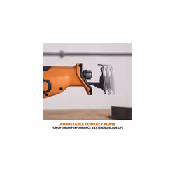 Evolution Power Tools R150RCP-Li Reciprocating Saw, Multi-Material Cutting - Includes 2 Reciprocating Saw Blades - Battery NOT Included, Black/Orange - Additional view 5