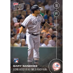 MLB NY Yankees Gary Sanchez (RC) #473 Topps Now Trading Card
