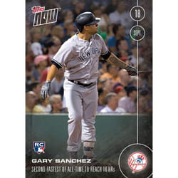MLB NY Yankees Gary Sanchez (RC) #473 Topps Now Trading Card
