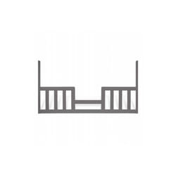 Foundation F09524-87 Toddler Gurd Rail for Traditional Crib, Cool Gray