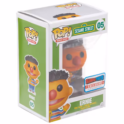 Funko Pop Sesame Street Ernie Flocked Exclusive Vinyl Figure