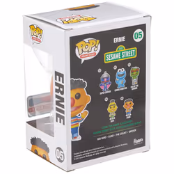 Funko Pop Sesame Street Ernie Flocked Exclusive Vinyl Figure
