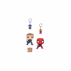 Pop 7604 - Captain America - Hawkeye - Spiderman - Iron Man - Marvel Bobble Head - Vinyl Collectors 3.75 Inch Figure