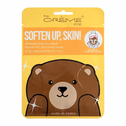 The Creme Shop Soften Up, Skin!, Hydrating mask, Women, Anti-blemish, Moisturizing, Sheets, 25 g, Water, Butylene Glycol, Gly ...