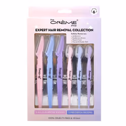 The Crme Shop Expert Removal Collection Dermaplaning Tool for Face  Face Razors for Women  Stocking Stuffers for Women Pack o ...