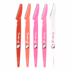 The Crme Shop Hello Kitty Bye Fuzzies Perfect Arch Shaping Dermaplane Razors Set of 5