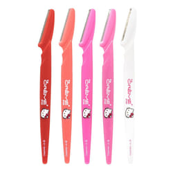 The Crme Shop  Hello Kitty Bye Fuzzies Perfect Arch Shaping Dermaplane Razors Set of 5