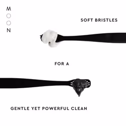 MOON Soft Bristle Toothbrush 2-Pack - Extra Soft Toothbrushes for Adults  Sensitive Gums & Teeth-Friendly - 720 Tapered Ultra-Fine Bristles per Brush