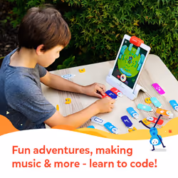 Osmo - Coding Starter Kit for iPhone & iPad-3 Educational Learning Games-Ages 5-10+ Learn to Code  Basics Puzzles-STEM Toy-Logic  Fundamentals(Osmo iP