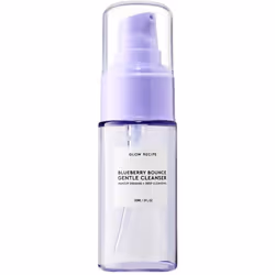 Glow Recipe Mini Blueberry Bounce Gentle Foaming Cleanser - Gentle Exfoliating Facial Cleanser with Hyaluronic Acid + AHA - S ...