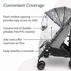 UPPAbaby G-Link and G-Link V2 Rain Shield Waterproof and Windproof Cov