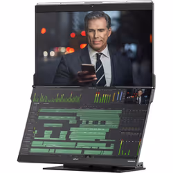 Mobile Pixels Geminos, 61 cm (24"), 1920 x 1080 pixels, Quad HD, Black