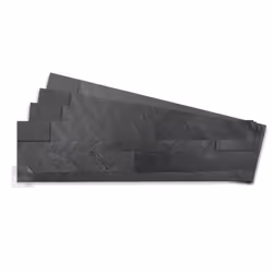 Tic Tac Tiles 4-Sheets Peel and Stick Self Adhesive Removable Stick On Kitchen Backsplash Bathroom 3D Stone Tiles (True Gray)