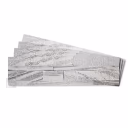 Tic Tac Tiles 4-Sheets Peel and Stick Self Adhesive Removable Stick On Kitchen Backsplash Bathroom 3D Stone Tiles (Sand Grey)