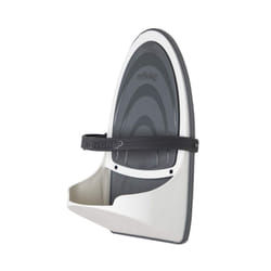 Minky Homecare SureGRIP Heat Resistant Universal Iron Holder - Ironing Storage with Adjustable Safety Strap and Cable Management (White)