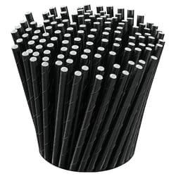 Comfy Package CP-BPST-7IN300 disposable drinking straws 300 pc(s) Black
