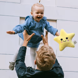 KINREX Star 2 Sides Plush Stuffed Toy - Kid Stuffed Star Toy - Measure