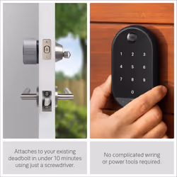 Yale August Wi-Fi Smart Lock with Keypad Touch in Silver
