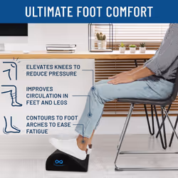 The Helper Bees B07PGLBCFG foot rest Black