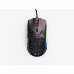 Glorious Gaming Model O- (Minus) Compact Wired Gaming Mouse - 58g Superlight Honeycomb Design, RGB, Pixart 3360 Sensor, Ambidextrous, Omron Switches - Matte Black - Additional view 4