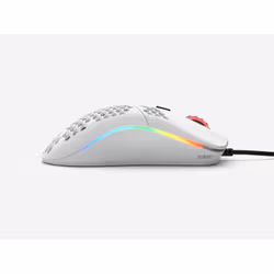 Glorious Gaming Model O- (Minus) Compact Wired Gaming Mouse - 58g Superlight Honeycomb Design, RGB, Pixart 3360 Sensor, Ambidextrous, Omron Switches - Matte White - Additional view 4