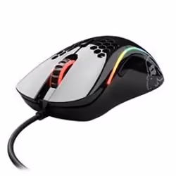 Glorious Gaming Glorious Model D Mouse Glossy (Black), Right-hand, Optical, USB Type-A, 12000 DPI, 1 ms, Black