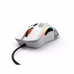 Glorious Gaming Model D-, Right-hand, Optical, USB Type-A, 12000 DPI, 1 ms, White