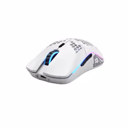 Glorious Gaming Model O, Right-hand, Laser, RF Wireless + USB Type-C, 19000 DPI, 1 ms, White