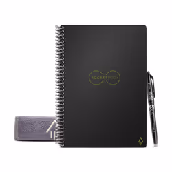 Rocketbook Core, Monochromatic, Black, A5, 36 sheets, Dot grid paper, Paperback