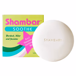 Shambar SOOTHE All Natural Shampoo and Conditioner Bar | Solid Hair Wash with Burdock  Mint & Jasmine | Sulfate Free & Vegan  ...