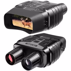 REXING B1 Night Vision Goggles Binoculars w/ LCD Screen, Infrared (IR) Digital Camera,Dual Photo+Video Recording for Spotting ...