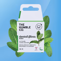 The Humble Co. Dental Floss (4pack) - Vegan  Waxed Dental Floss with Xylitol  55 Yards of Adult and Kids Floss for Gum Care and Dental Care