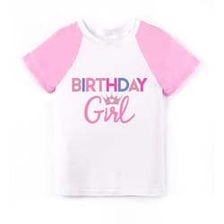 Wild and Happy Birthday Party Shirt with Princess Crown Little Girls  Size 5T