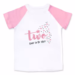 Wild and Happy 2nd Birthday Party Tee Shirt for 2 Year Old Little Girls  Size 2T