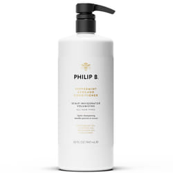 PHILIP B Peppermint Avocado Conditioner  32 fl. oz. (947 ml) - Adds Volume to Hair While Peppermint Oil and Eucalyptus Invigorates the Scalp With a Ti