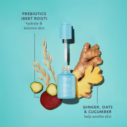 TULA Skin Care Sensitive Skin Treatment Drops - Vitamin B Serum  Calms Irritation and Smoothes Skin  Contains Ginger  Aloe  Oats  Cucumber  & Probioti