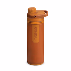 Grayl UltraPress, 500 ml, Hiking, Orange, Acrylonitrile butadiene styrene (ABS), Polypropylene (PP), Silicone, Thermoplastic ...