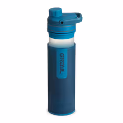 Grayl UltraPress Hiking 500 ml Acrylonitrile butadiene styrene (ABS), Polypropylene (PP), Silicone, Thermoplastic elastomer (TPE) Blue